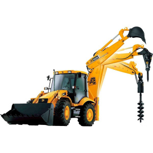 Экскаватор-погрузчик JCB (ямобур ø300)
